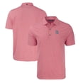 thumbnail image 1 of Men's Cutter & Buck Heather Red St. Louis Cardinals Big & Tall Forge Eco Heathered Stripe Stretch Recycled Polo, 1 of 3