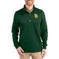 thumbnail image 1 of Men's-Cutter & Buck  Hunter Green Baylor Bears DryTec Traverse Stretch Eco Tri-Blend Quarter-Zip Pullover, 1 of 2