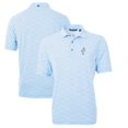 thumbnail image 1 of Men's Cutter & Buck Light Blue Houston Oilers Throwback Logo Virtue Eco-Pique Botanical Recycled Polo, 1 of 3