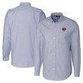 thumbnail image 1 of Men's Cutter & Buck  Light Blue Jacksonville Jumbo Shrimp Big & Tall Oxford Stretch Long Sleeve Button-Down Dress Shirt, 1 of 3