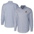 thumbnail image 1 of Men's Cutter & Buck  Light Blue Toledo Mud Hens Big & Tall Oxford Stretch Long Sleeve Button-Down Dress Shirt, 1 of 3