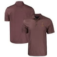 thumbnail image 1 of Men's Cutter & Buck  Maroon Minnesota Golden Gophers Pike Eco Tonal Geo Print Stretch Recycled Polo, 1 of 3