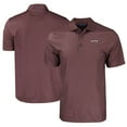 thumbnail image 1 of Men's Cutter & Buck Maroon Mississippi State Bulldogs Pike Eco Tonal Geo Print Stretch Recycled Polo, 1 of 3