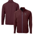 thumbnail image 1 of Men's Cutter & Buck  Maroon Texas A&M Aggies Vault Adapt Eco Knit Hybrid Recycled Mens Full Zip Jacket, 1 of 3