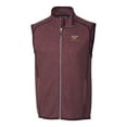 thumbnail image 1 of Men's Cutter & Buck Maroon Virginia Tech Hokies Mainsail Full-Zip Vest, 1 of 1