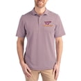 thumbnail image 1 of Men's Cutter & Buck  Maroon Virginia Tech Hokies Virtue Eco Pique Stripe Recycled DryTec Polo, 1 of 2