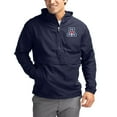 thumbnail image 1 of Men's Cutter & Buck Navy Arizona Wildcats Charter Eco Recycled Half-Zip Anorak Jacket, 1 of 2