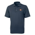 thumbnail image 1 of Men's Cutter & Buck Navy Auburn Tigers Big & Tall Virtue Eco Pique Recycled Polo, 1 of 1