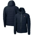 thumbnail image 1 of Men's Cutter & Buck Navy Auburn Tigers Mission Ridge Repreve Eco Insulated Puffer Full-Zip Jacket, 1 of 3