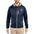 thumbnail image 1 of Men's-Cutter & Buck  Navy Auburn Tigers Rainier Eco Hybrid PrimaLoft Raglan Full-Zip Jacket, 1 of 2