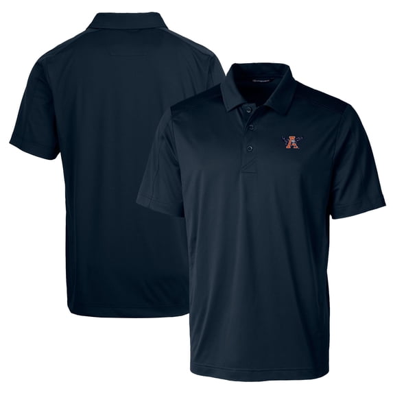 Men's Cutter & Buck Navy Auburn Tigers Team Logo Big & Tall Prospect Textured Stretch Polo