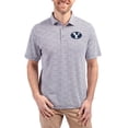 thumbnail image 1 of Men's Cutter & Buck  Navy BYU Cougars Virtue Eco Pique Botanical Print Recycled DryTec Polo, 1 of 2