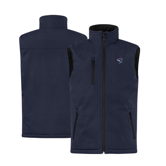Men's Cutter & Buck Navy Binghamton Rumble Ponies Clique Equinox Insulated Softshell Vest