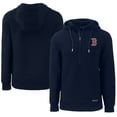 thumbnail image 1 of Men's Cutter & Buck  Navy Boston Red Sox Roam Eco Half-Zip Recycled Pullover Hoodie, 1 of 3