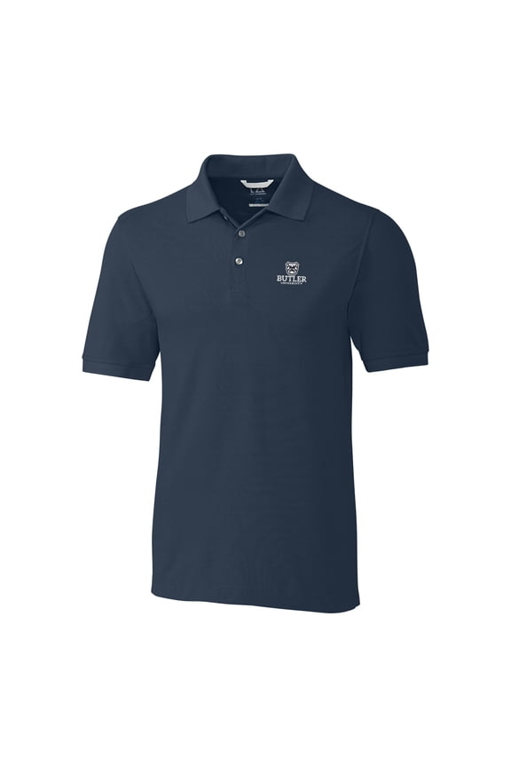 Men's Cutter & Buck Navy Butler Bulldogs Collegiate Big & Tall Advantage DryTec Polo