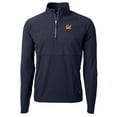 thumbnail image 1 of Men's Cutter & Buck Navy Cal Bears Adapt Eco Knit Hybrid Recycled Quarter-Zip Pullover Top, 1 of 1