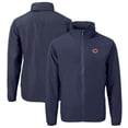 thumbnail image 1 of Men's Cutter & Buck  Navy Chicago Bears  Big & Tall Charter Eco Knit Recycled Full-Zip Jacket, 1 of 3