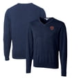 thumbnail image 1 of Men's Cutter & Buck Navy Chicago Bears Throwback Logo Lakemont Tri-Blend V-Neck Pullover Sweater, 1 of 3