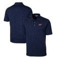 thumbnail image 1 of Men's Cutter & Buck Navy Dayton Flyers Big & Tall Advantage Tri-Blend Space Dye DryTec Polo, 1 of 3