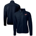 thumbnail image 1 of Men's Cutter & Buck  Navy Dayton Flyers Vault Cascade Eco Sherpa Fleece Full-Zip Jacket, 1 of 3