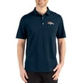 thumbnail image 1 of Men's Cutter & Buck Navy Denver Broncos Big & Tall Advantage Refresh Epic Confidence Recycled Tri-Blend Pique Polo, 1 of 2
