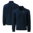 thumbnail image 1 of Men's Cutter & Buck Navy Denver Broncos Big & Tall  Roam Eco Recycled Full-Zip Jacket, 1 of 3
