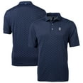 thumbnail image 1 of Men's Cutter & Buck Navy Detroit Tigers Virtue Eco Pique Tile Print Recycled Polo, 1 of 3