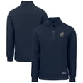 thumbnail image 1 of Men's Cutter & Buck  Navy ETSU Buccaneers Roam Eco Recycled Quarter-Zip Sweatshirt, 1 of 3