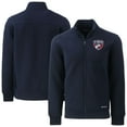 thumbnail image 1 of Men's-Cutter & Buck  Navy FC Dallas Big & Tall Roam Eco Tri-Blend Recycled Full-Zip Jacket, 1 of 3