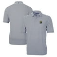 thumbnail image 1 of Men's Cutter & Buck Navy FIU Panthers Big & Tall Team Logo Virtue Eco Pique Stripe Recycled Polo, 1 of 3