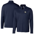 thumbnail image 1 of Men's Cutter & Buck  Navy Frisco RoughRiders  Clique Spin Eco Performance Half-Zip Pullover, 1 of 3
