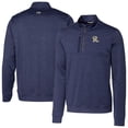 thumbnail image 1 of Men's Cutter & Buck  Navy Frisco RoughRiders Stealth Heathered Quarter-Zip Top, 1 of 3