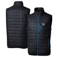 thumbnail image 1 of Men's Cutter & Buck  Navy George Washington University Rainier PrimaLoft Eco Insulated Full-Zip Puffer Vest, 1 of 3