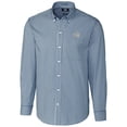 thumbnail image 1 of Men's Cutter & Buck Navy Georgetown Hoyas Big & Tall Stretch Gingham Long Sleeve Button Down Shirt, 1 of 1