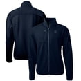 thumbnail image 1 of Men's Cutter & Buck Navy Georgetown Hoyas Cascade Eco Sherpa Fleece Full-Zip Jacket, 1 of 3