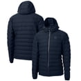thumbnail image 1 of Men's Cutter & Buck Navy Georgetown Hoyas Mission Ridge Repreve Eco Insulated Puffer Full-Zip Jacket, 1 of 3