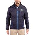 thumbnail image 1 of Men's-Cutter & Buck  Navy Georgia Southern Eagles Rainier Eco Insulated PrimaLoft Full-Zip Puffer Jacket, 1 of 2