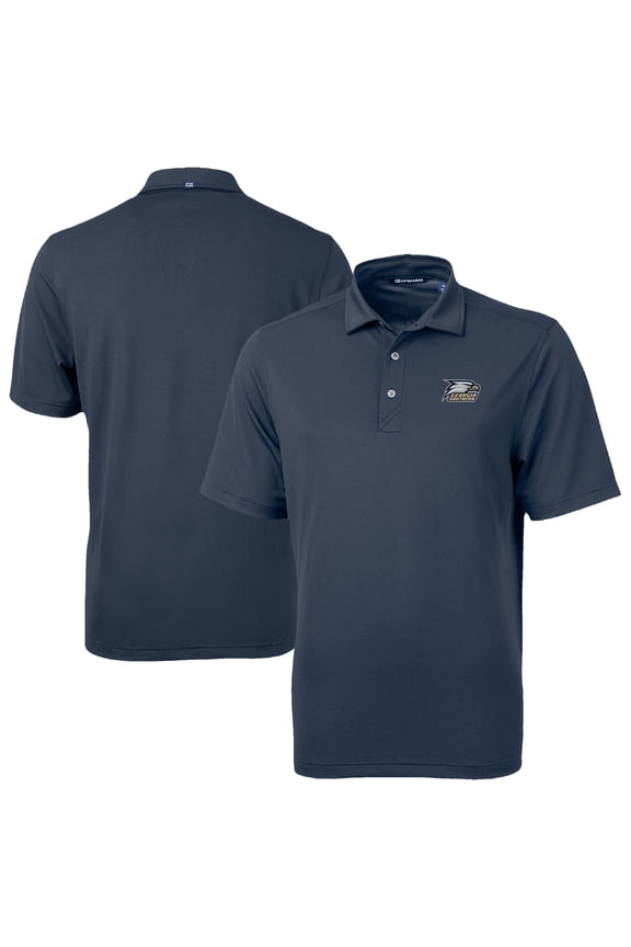 Men's Cutter & Buck Navy Georgia Southern Eagles Virtue Eco Pique Recycled Polo