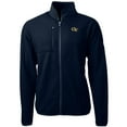 thumbnail image 1 of Men's Cutter & Buck Navy Georgia Tech Yellow Jackets Team Logo Cascade Eco Sherpa Fleece Full-Zip Jacket, 1 of 1