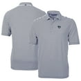 thumbnail image 1 of Men's Cutter & Buck Navy Gwinnett Stripers DryTec Virtue Eco Pique Stripe Recycled Polo, 1 of 3