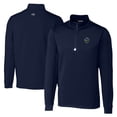 thumbnail image 1 of Men's Cutter & Buck  Navy Hillsboro Hops Big & Tall Traverse Stretch Quarter-Zip Top, 1 of 3