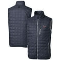 thumbnail image 1 of Men's Cutter & Buck Navy Houston Texans Eco Insulated Full-Zip Puffer Vest, 1 of 3