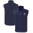 thumbnail image 1 of Men's Cutter & Buck  Navy Howard Bison Big & Tall Charter Eco Full-Zip Vest, 1 of 3