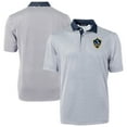 thumbnail image 1 of Men's-Cutter & Buck  Navy LA Galaxy Virtue Eco Pique Micro Stripe Recycled Polo, 1 of 3