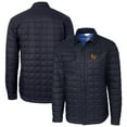 thumbnail image 1 of Men's Cutter & Buck Navy Las Vegas Aviators Rainier PrimaLoft Eco Insulated Quilted Button-Up Shacket, 1 of 3