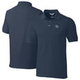 thumbnail image 1 of Men's Cutter & Buck Navy Lehigh Valley IronPigs Big & Tall DryTec Advantage Tri-Blend Pique Polo, 1 of 3