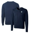 thumbnail image 1 of Men's Cutter & Buck Navy Los Angeles Chargers Throwback Logo Lakemont Tri-Blend V-Neck Pullover Sweater, 1 of 3