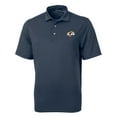 thumbnail image 1 of Men's Cutter & Buck Navy Los Angeles Rams Big & Tall Virtue Eco Pique Recycled Polo, 1 of 1