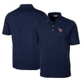 thumbnail image 1 of Men's Cutter & Buck  Navy Louisville Bats Advantage Tri-Blend Space Dye Polo, 1 of 3