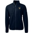 thumbnail image 1 of Men's Cutter & Buck Navy Milwaukee Brewers Big & Tall Cascade Eco Sherpa Fleece Full-Zip Jacket, 1 of 1